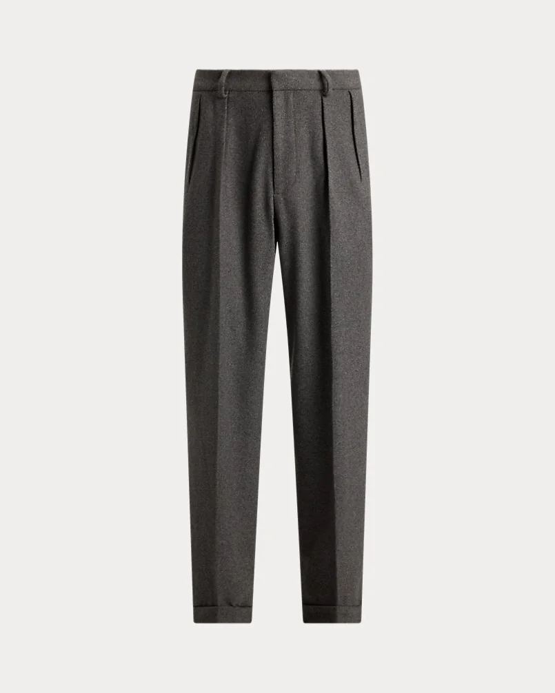 Брюки Ralph Lauren Suffield фланелевые серые — 1