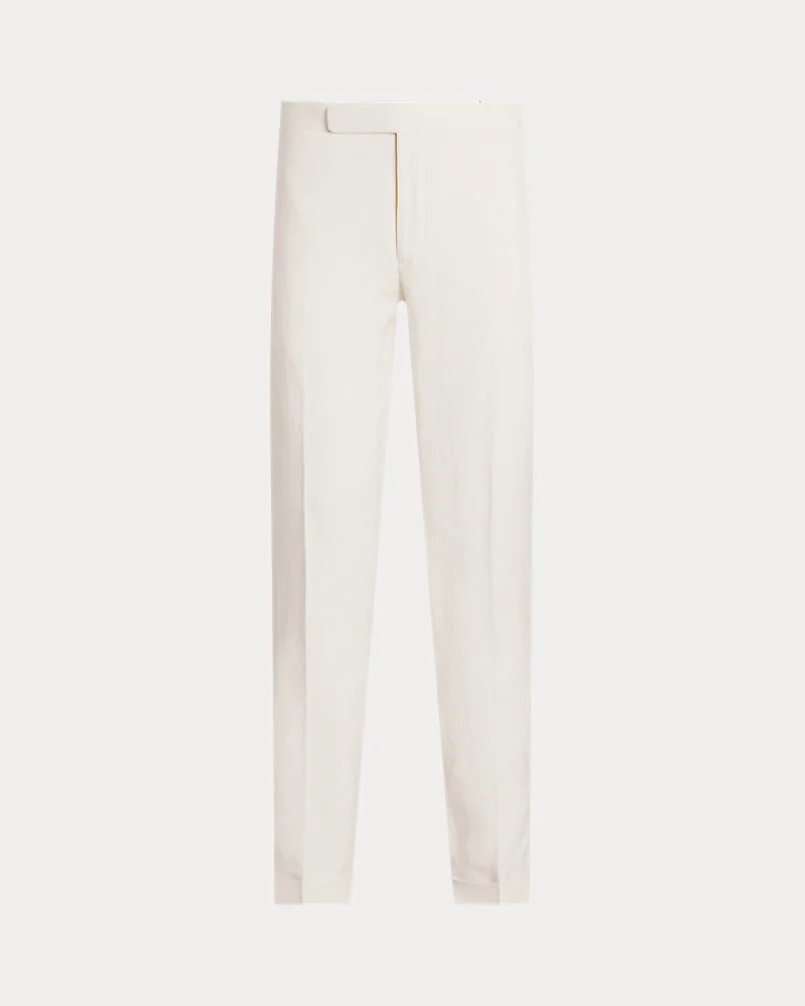 Брюки Ralph Lauren Purple Label Gregory шёлк-лён — 1