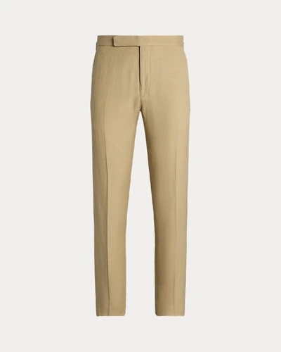 Брюки Ralph Lauren Purple Label Gregory шёлк-лён