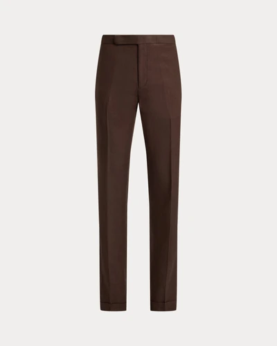 Брюки Ralph Lauren Purple Label Gregory шёлк-лён