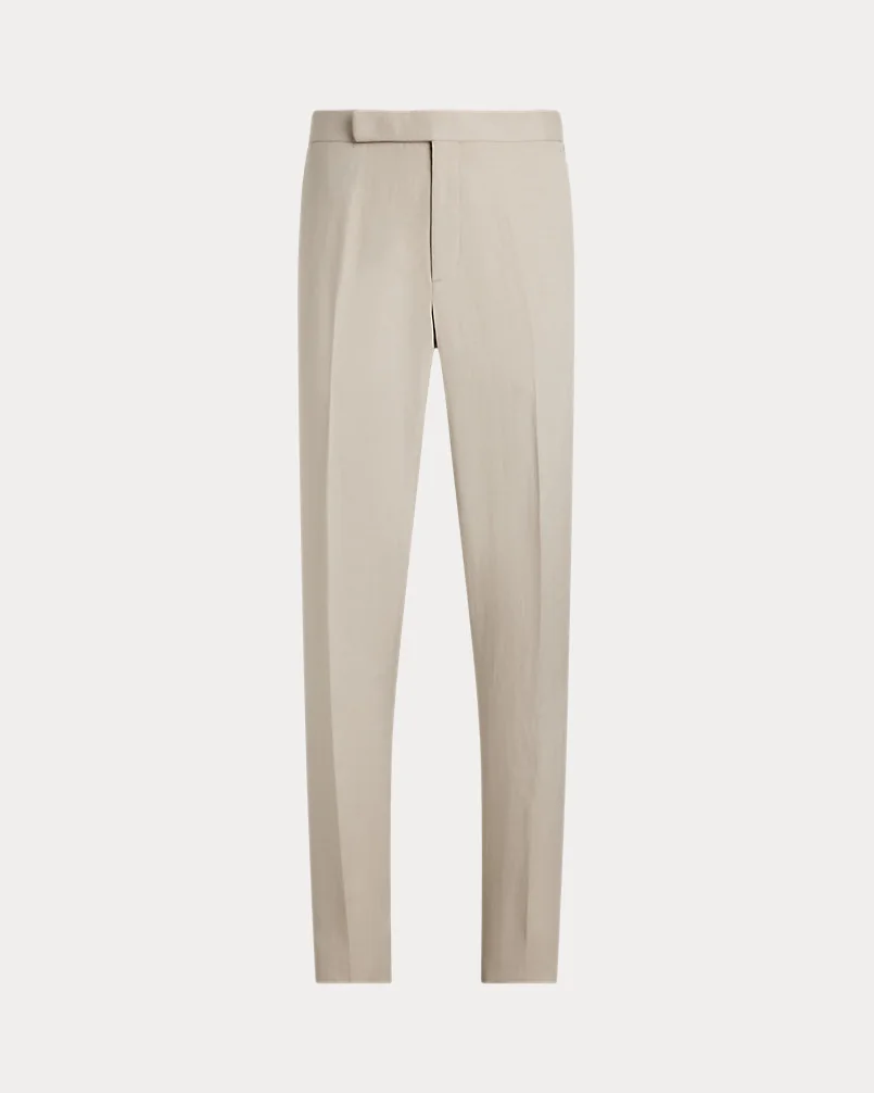 Брюки Ralph Lauren Purple Label Gregory шёлк-лён — 1