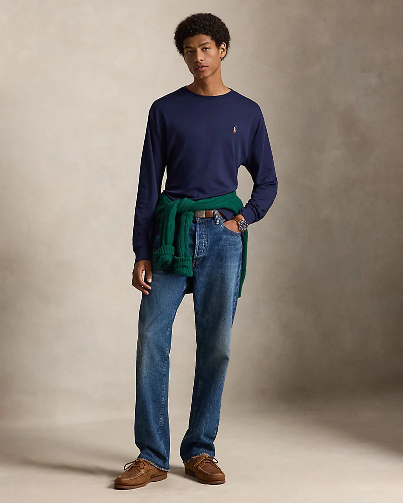 Лонгслив Ralph Lauren из мягкого хлопкового трикотажа — 3