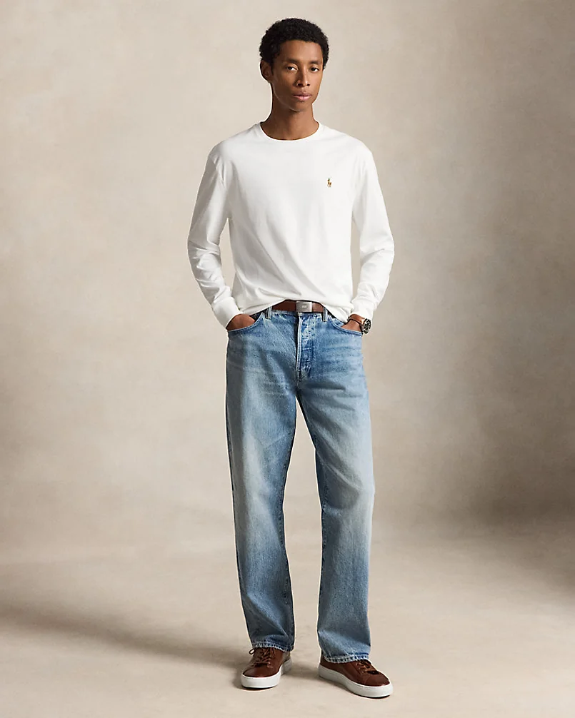 Лонгслив Ralph Lauren из мягкого хлопкового трикотажа — 3