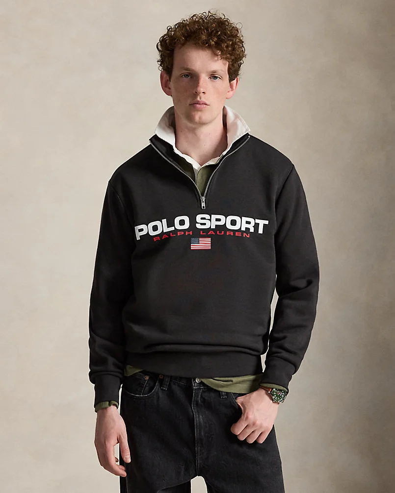 Свитшот Polo Sport Ralph Lauren на короткой молнии — 2