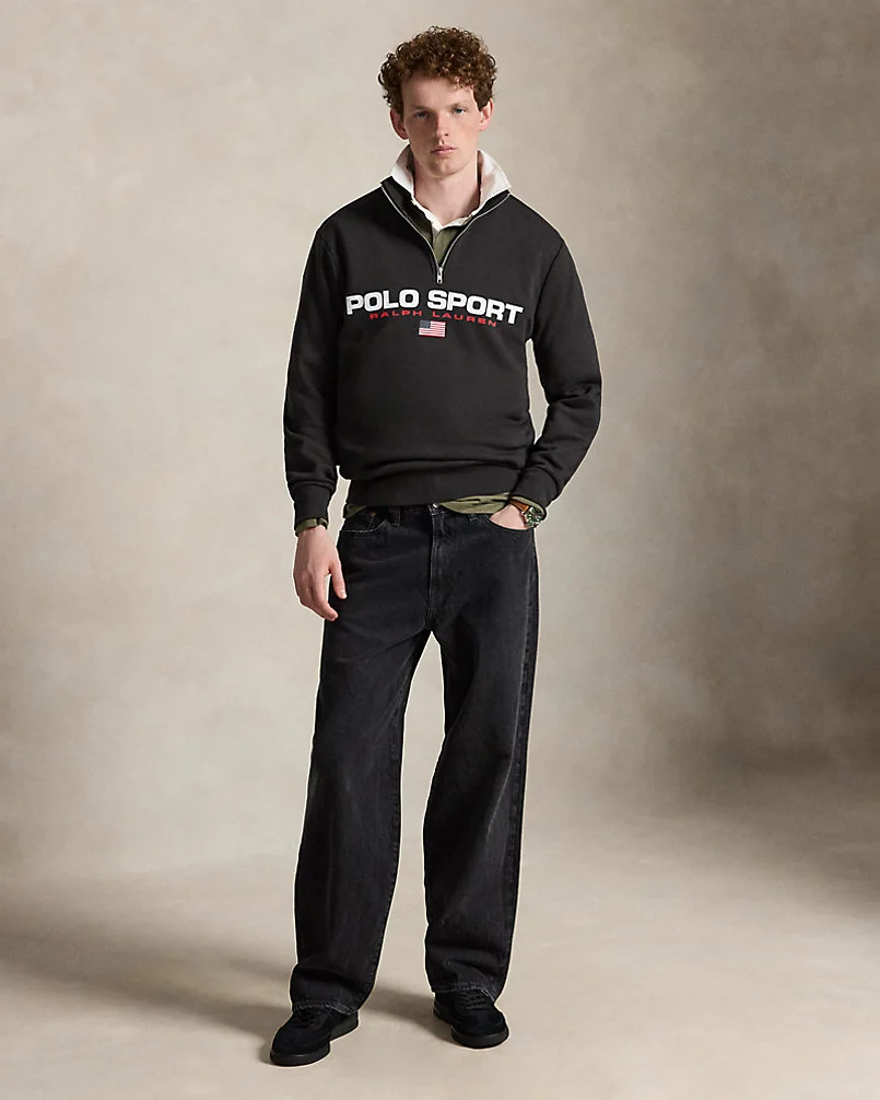 Свитшот Polo Sport Ralph Lauren на короткой молнии — 3