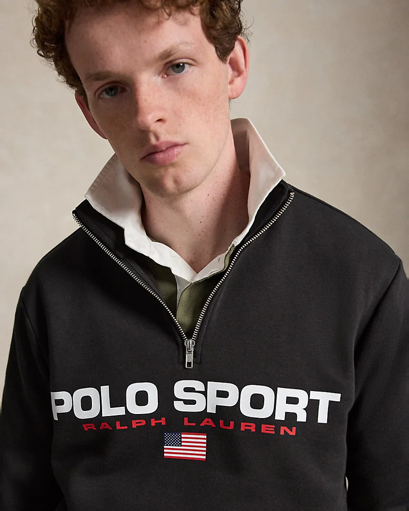 Свитшот Polo Sport Ralph Lauren на короткой молнии — 5