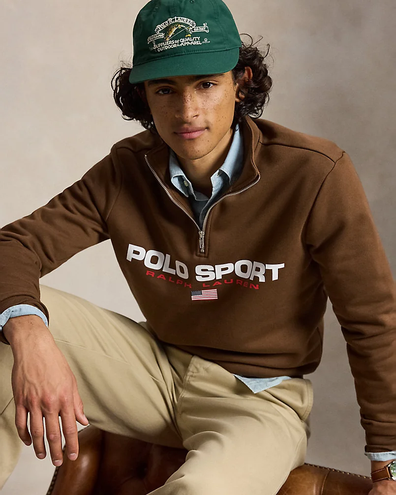 Свитшот Polo Sport Ralph Lauren на короткой молнии — 3