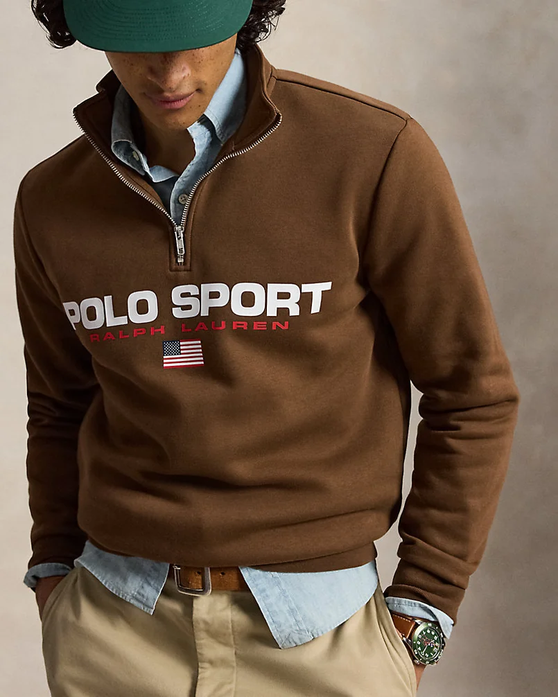 Свитшот Polo Sport Ralph Lauren на короткой молнии — 5