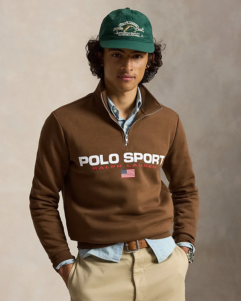 Свитшот Polo Sport Ralph Lauren на короткой молнии — 6