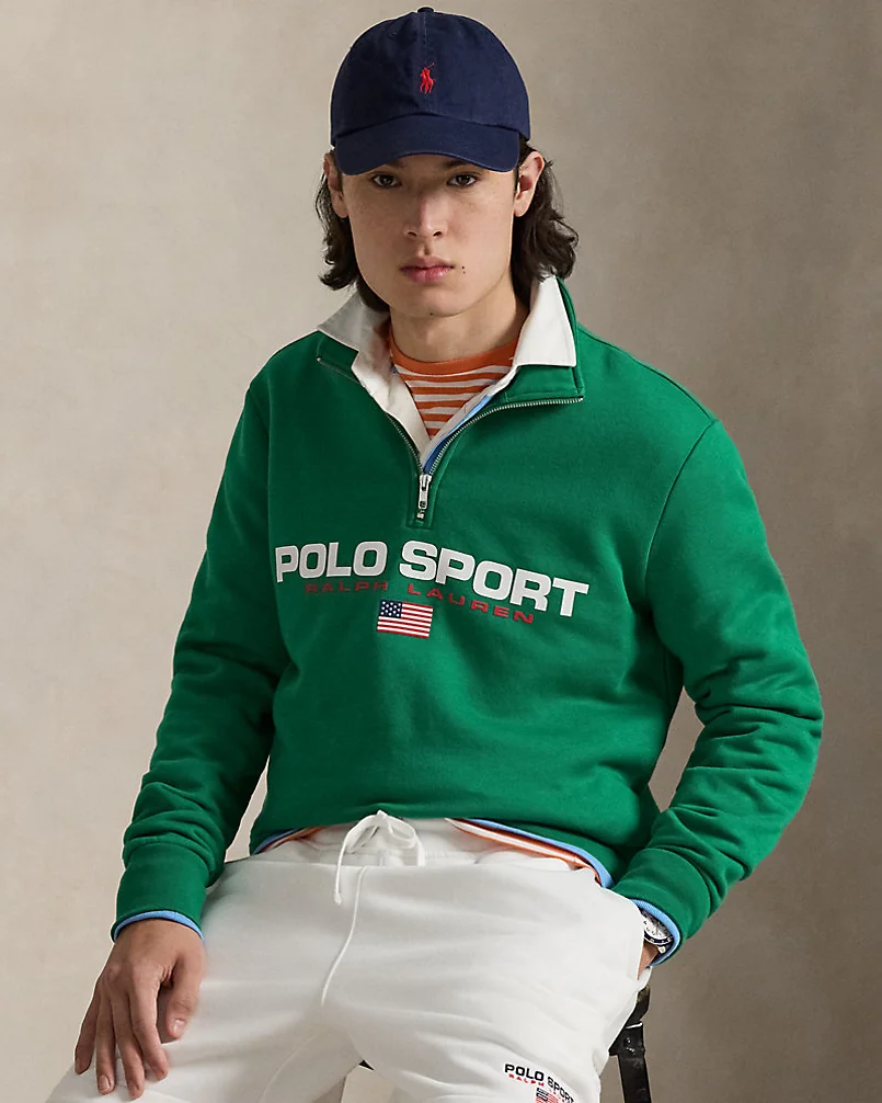 Свитшот Polo Sport Ralph Lauren на короткой молнии — 3