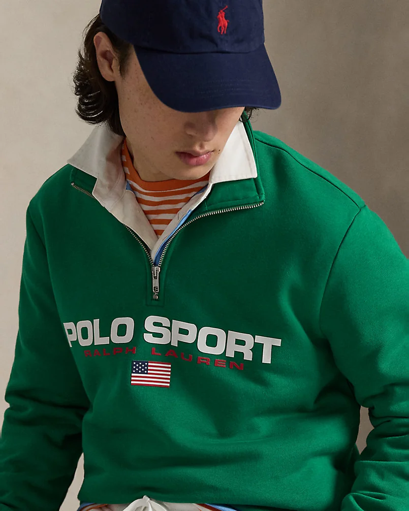 Свитшот Polo Sport Ralph Lauren на короткой молнии — 5