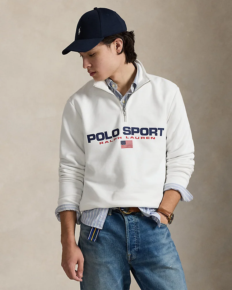 Свитшот Polo Sport Ralph Lauren на короткой молнии — 3