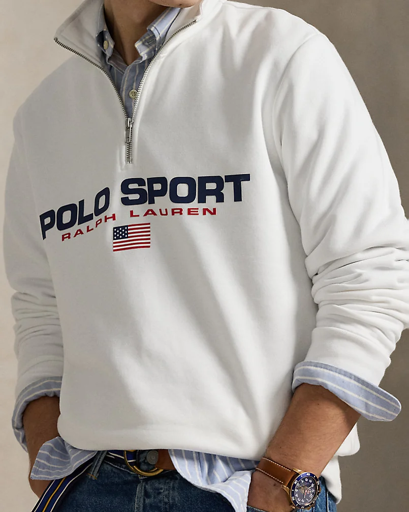 Свитшот Polo Sport Ralph Lauren на короткой молнии — 5