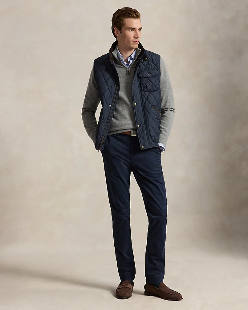 Брюки Ralph Lauren Jarrett Slim Fit синие — 2