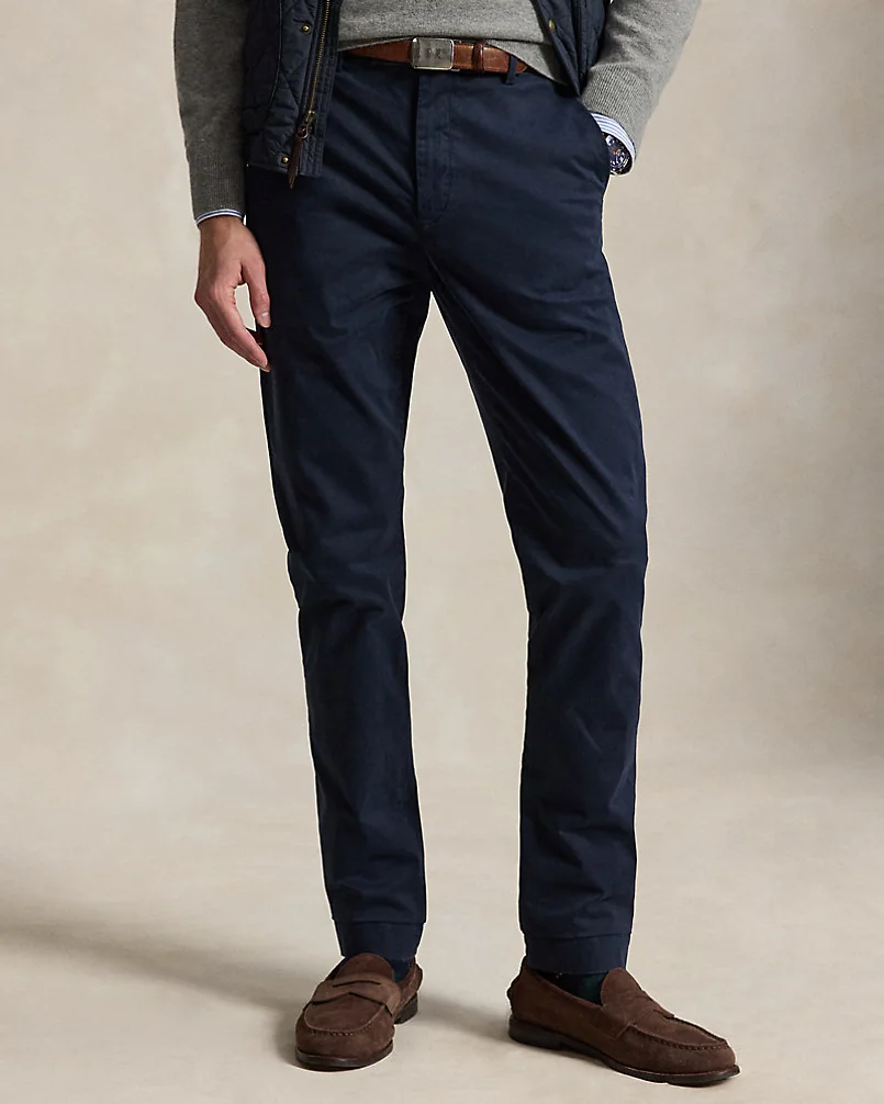Брюки Ralph Lauren Jarrett Slim Fit синие — 3