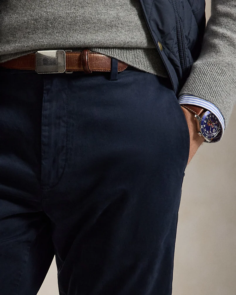 Брюки Ralph Lauren Jarrett Slim Fit синие — 5