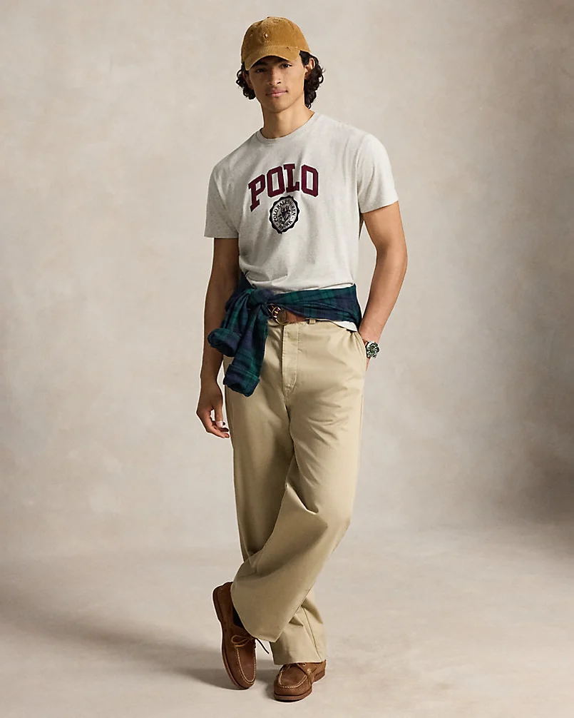 Футболка Classic Fit с логотипом Polo из хлопкового джерси — 3