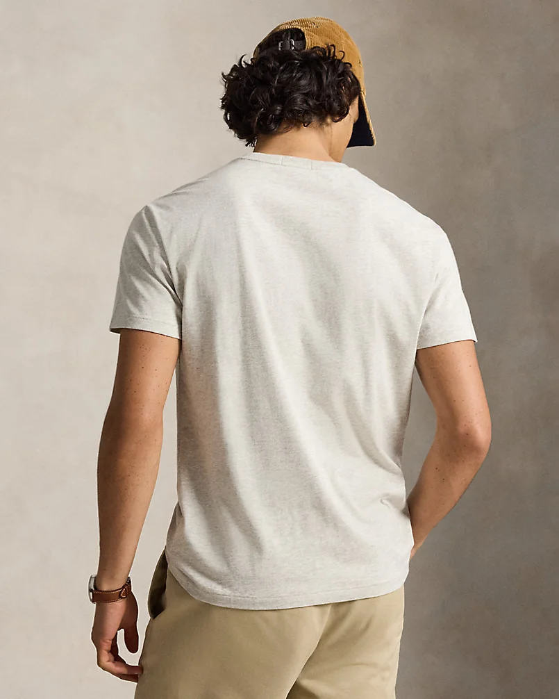 Футболка Classic Fit с логотипом Polo из хлопкового джерси — 4
