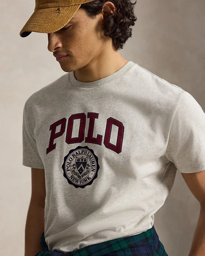 Футболка Classic Fit с логотипом Polo из хлопкового джерси — 5