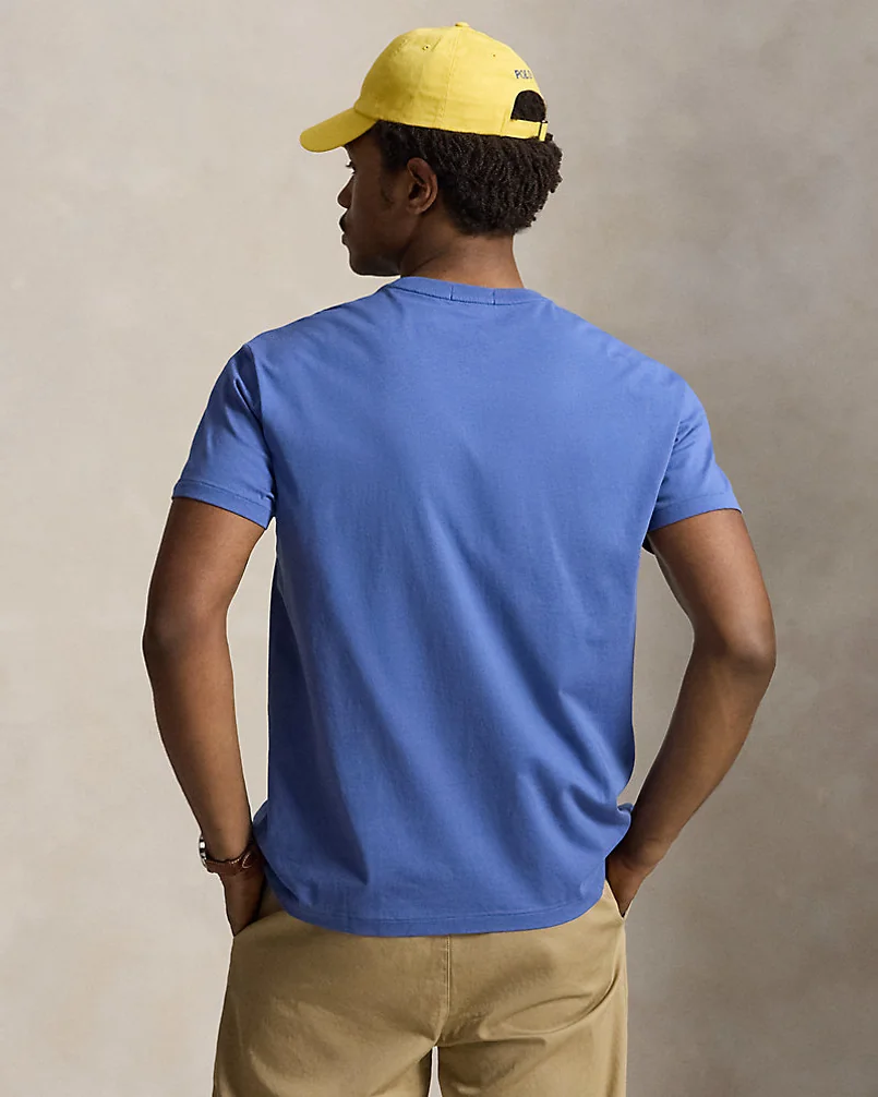 Футболка Classic Fit с логотипом Polo из хлопкового джерси — 4