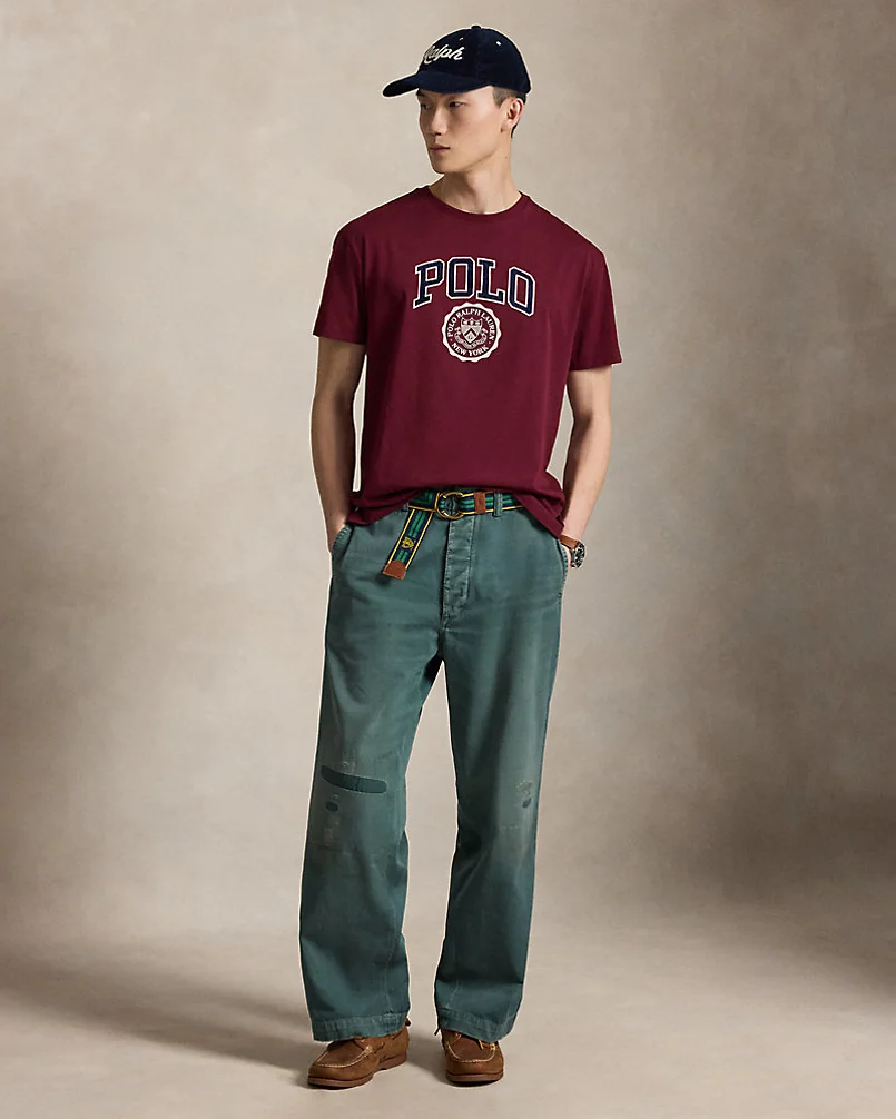 Футболка Classic Fit с логотипом Polo из хлопкового джерси — 3
