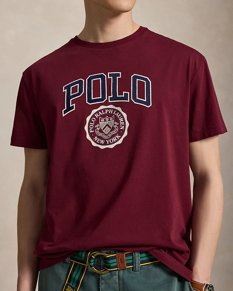 Футболка Classic Fit с логотипом Polo из хлопкового джерси — 5