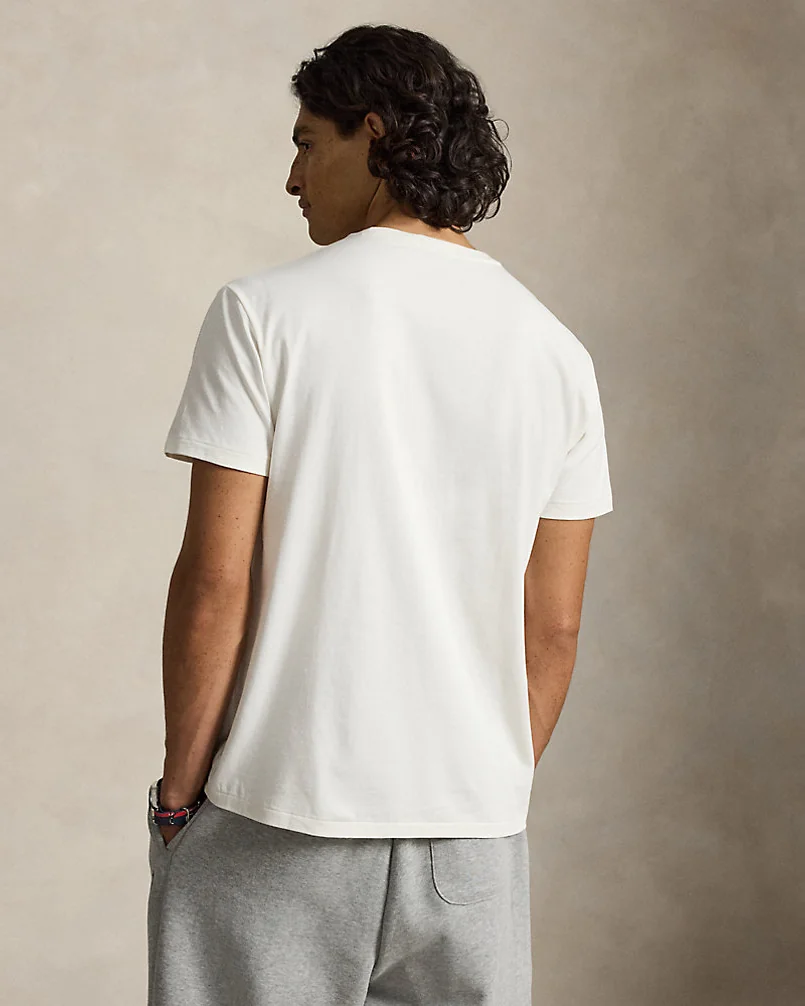 Футболка Classic Fit с логотипом Polo из хлопкового джерси — 4
