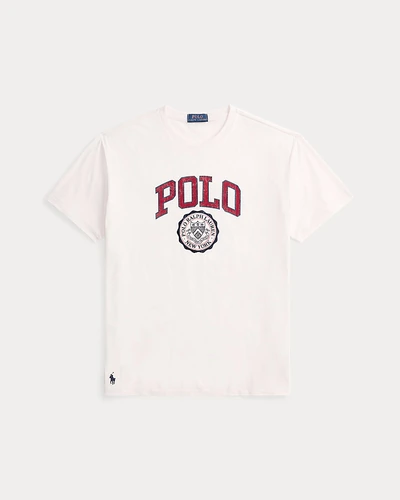 Футболка Classic Fit с логотипом Polo из хлопкового джерси