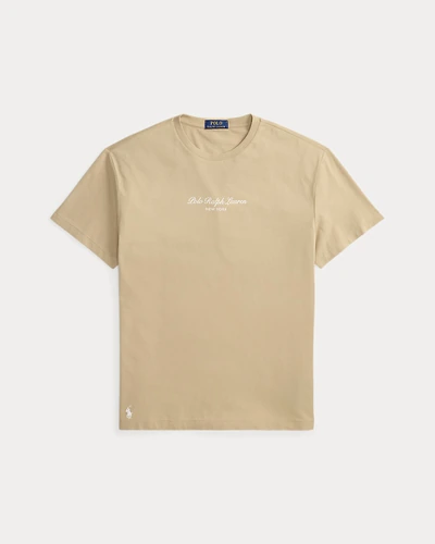 Хлопковая футболка Classic Fit с логотипом