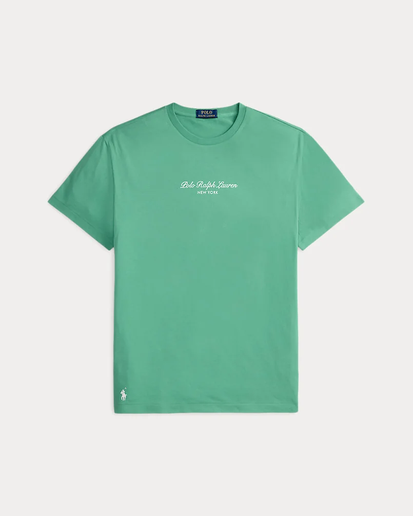 Хлопковая футболка Classic Fit с логотипом — 1