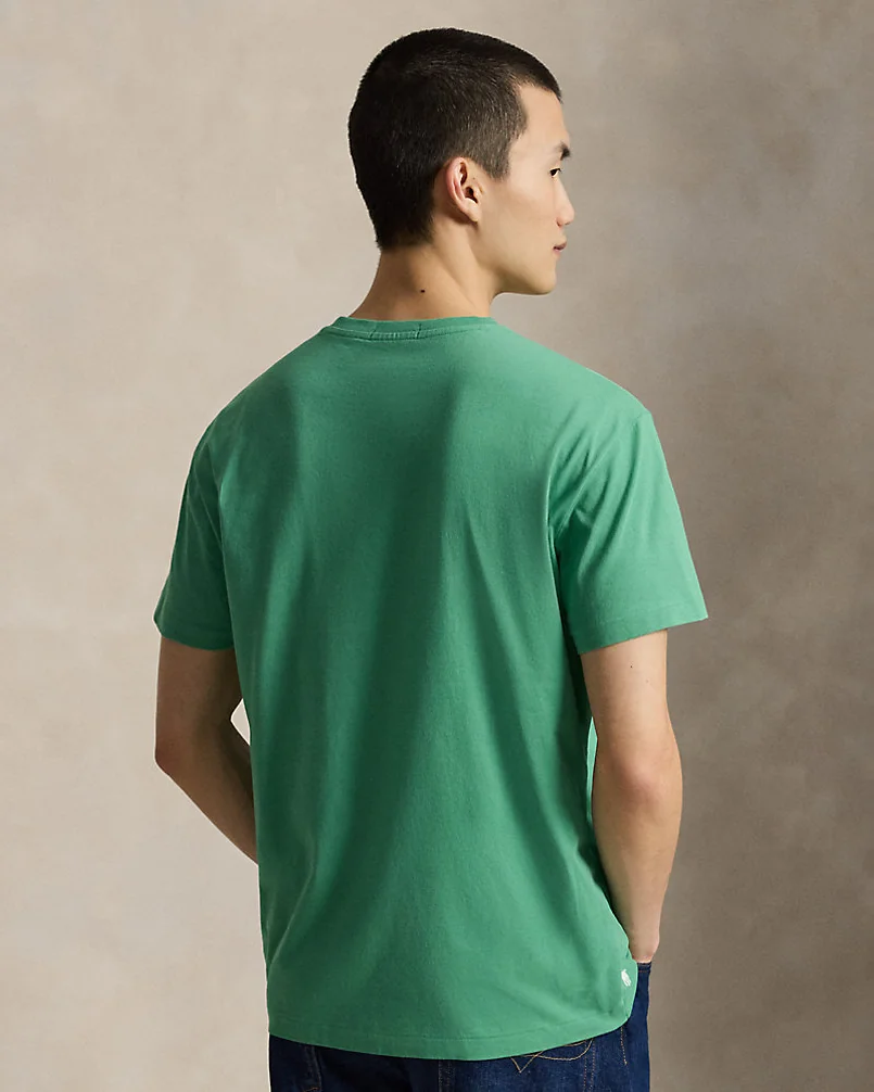 Хлопковая футболка Classic Fit с логотипом — 4