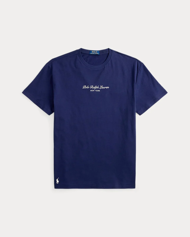 Хлопковая футболка Classic Fit с логотипом — 1
