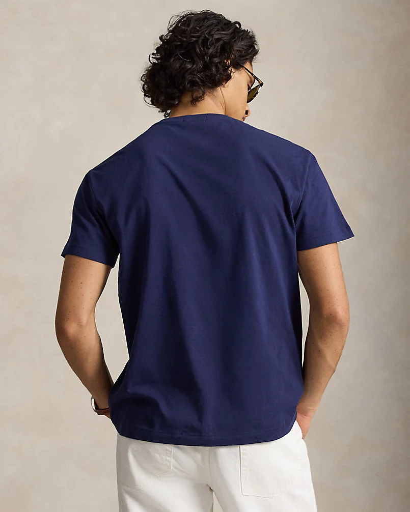 Хлопковая футболка Classic Fit с логотипом — 4
