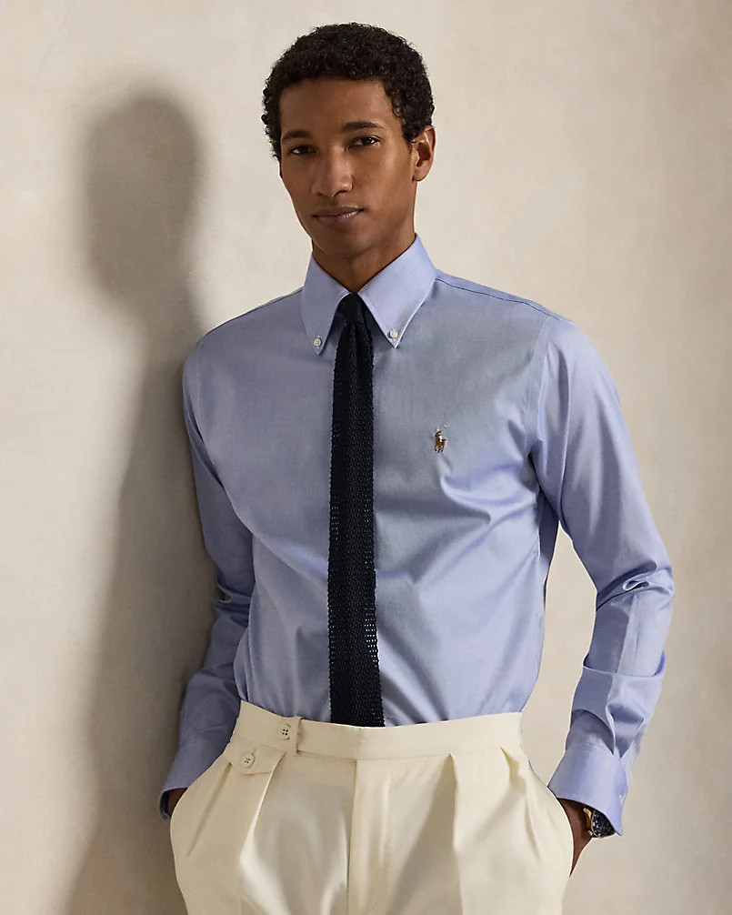 Рубашка Ralph Lauren Custom Fit Pinpoint Oxford — 2