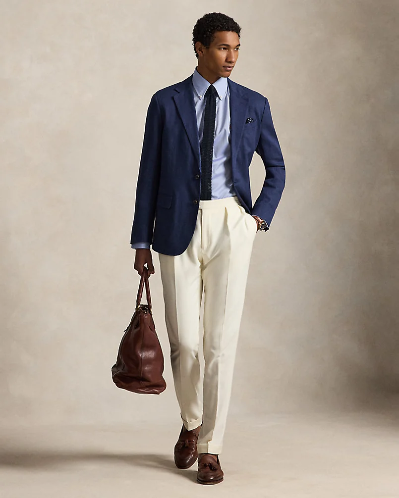 Рубашка Ralph Lauren Custom Fit Pinpoint Oxford — 3