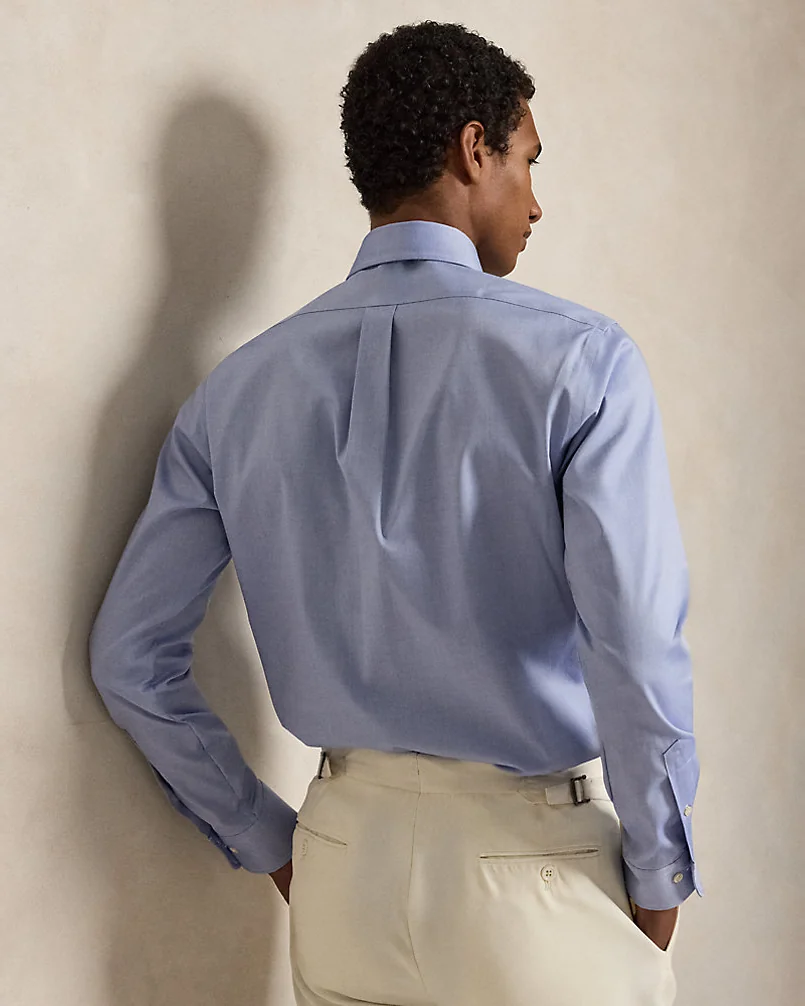 Рубашка Ralph Lauren Custom Fit Pinpoint Oxford — 4