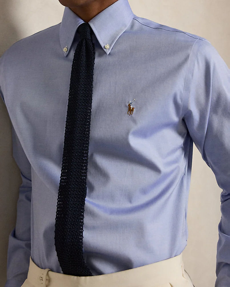 Рубашка Ralph Lauren Custom Fit Pinpoint Oxford — 5