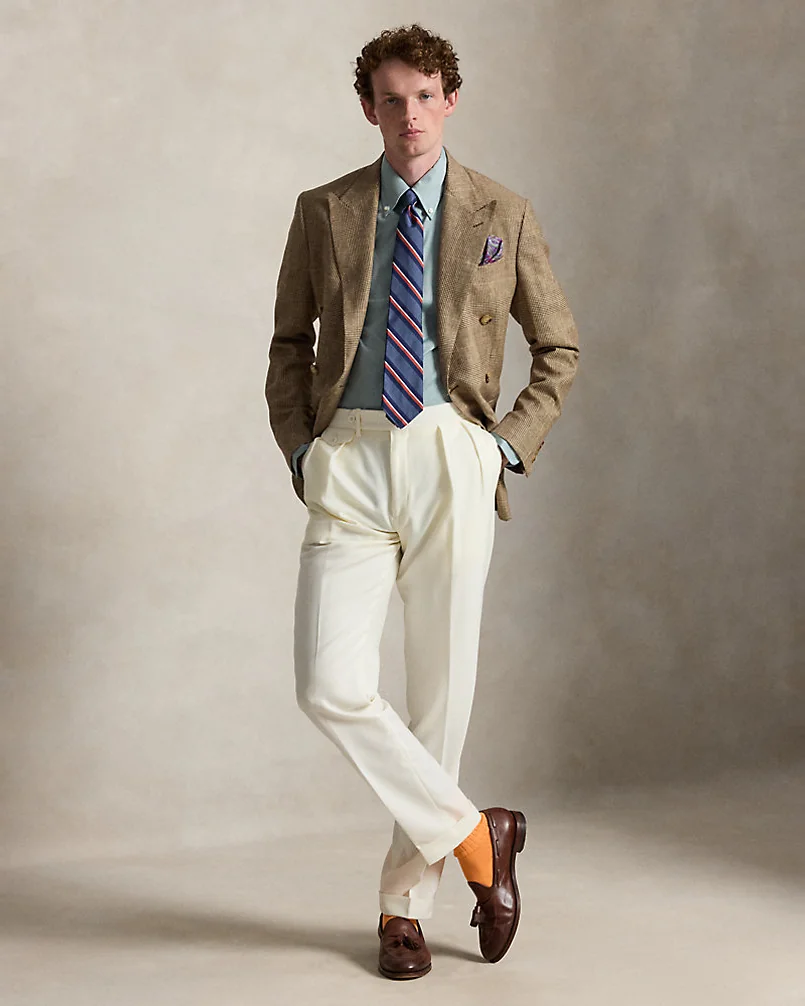 Рубашка Ralph Lauren Custom Fit Pinpoint Oxford — 3