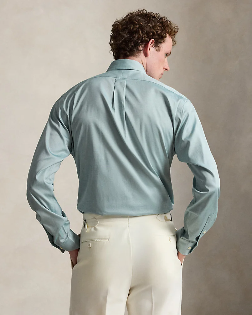 Рубашка Ralph Lauren Custom Fit Pinpoint Oxford — 4