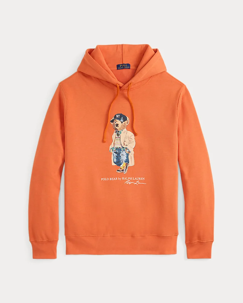 Флисовое худи Polo Bear с принтом медвежонка — 2