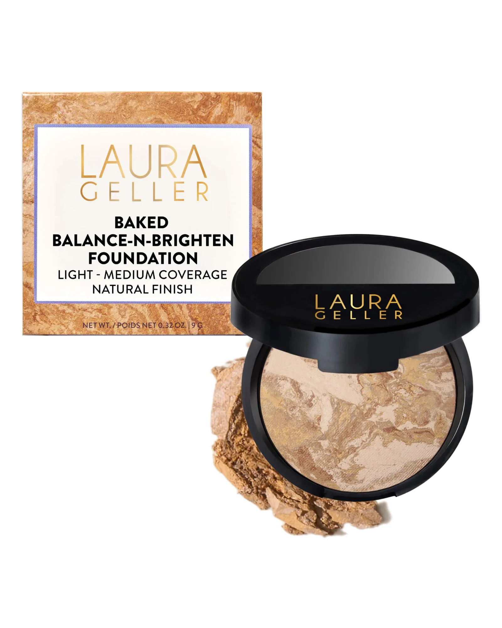 LAURA GELLER Baked Balance-n-Brighten — пудра-основа — бежевый