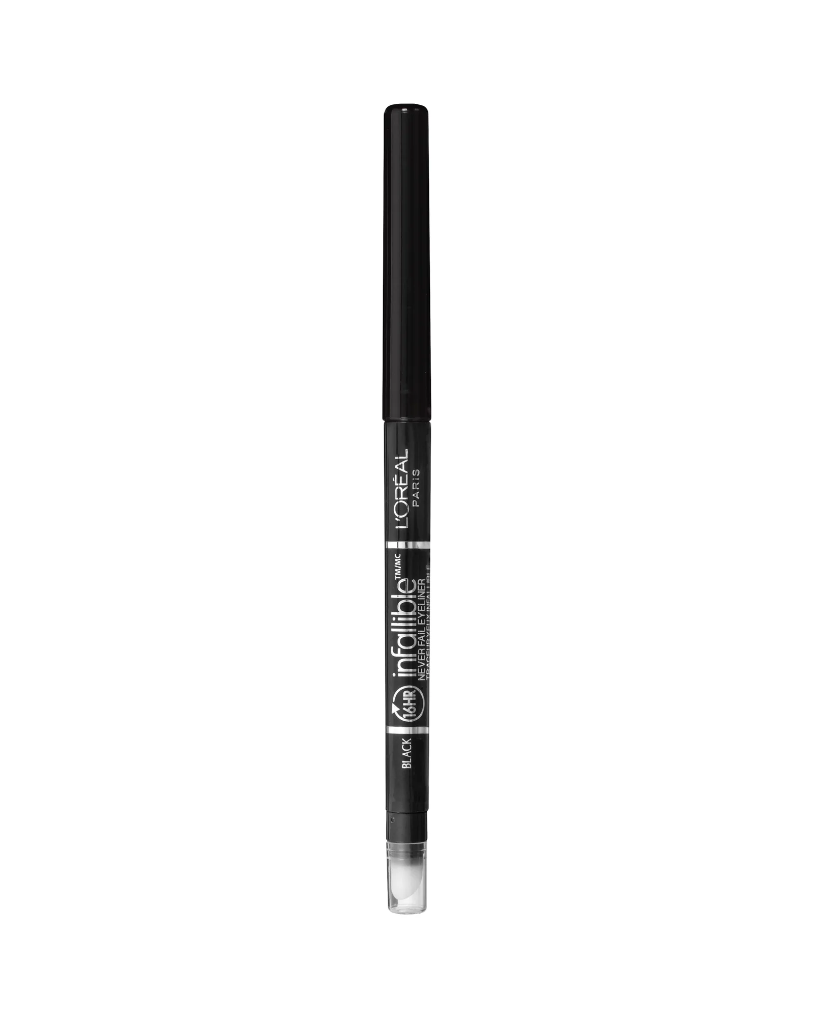 L'Oreal Paris Infallible Never Fail карандаш для глаз с точилкой, черный — 1
