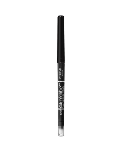 L'Oreal Paris Infallible Never Fail карандаш для глаз с точилкой, черный