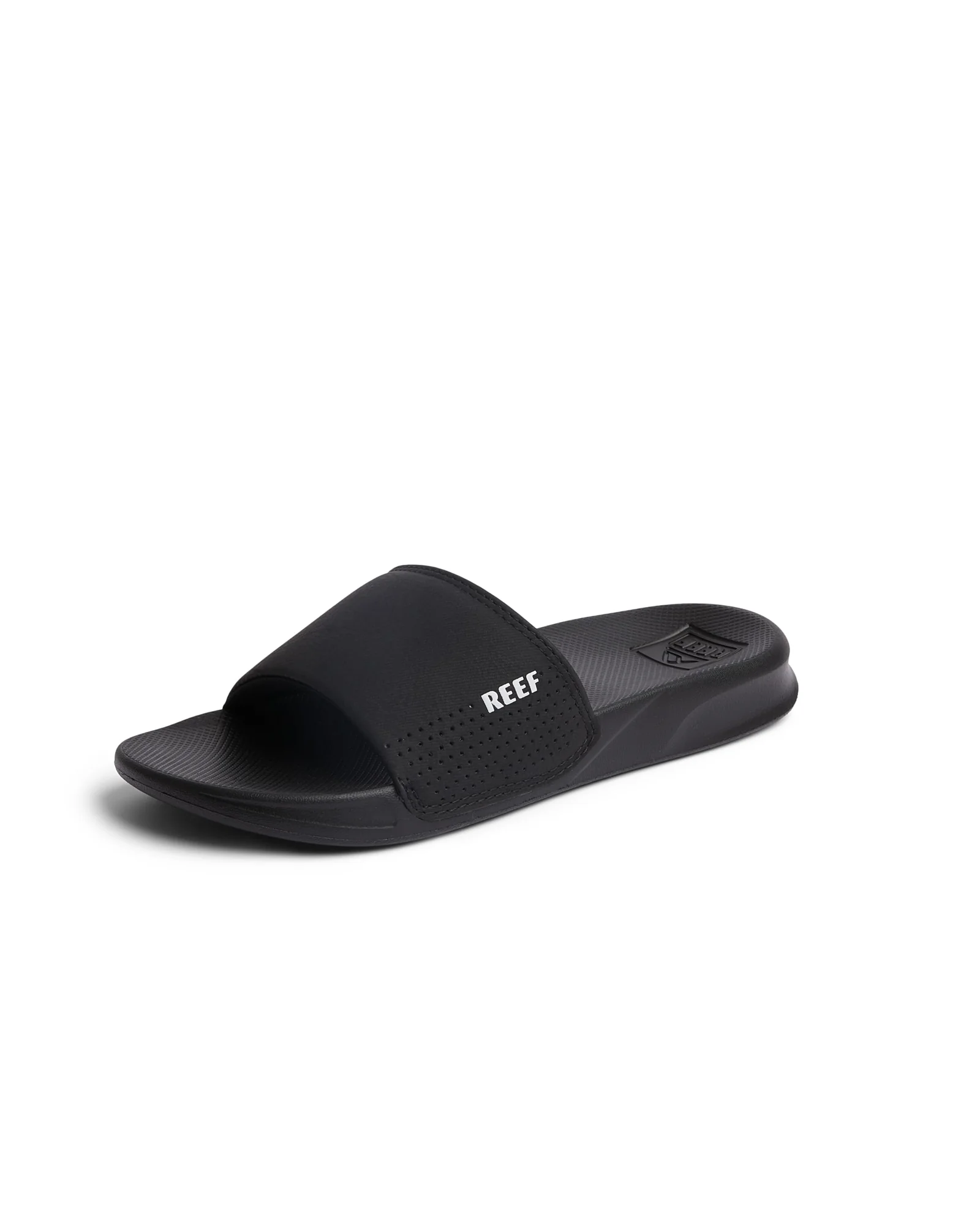 REEF One Slide шлепанцы мужские, чёрные — черный