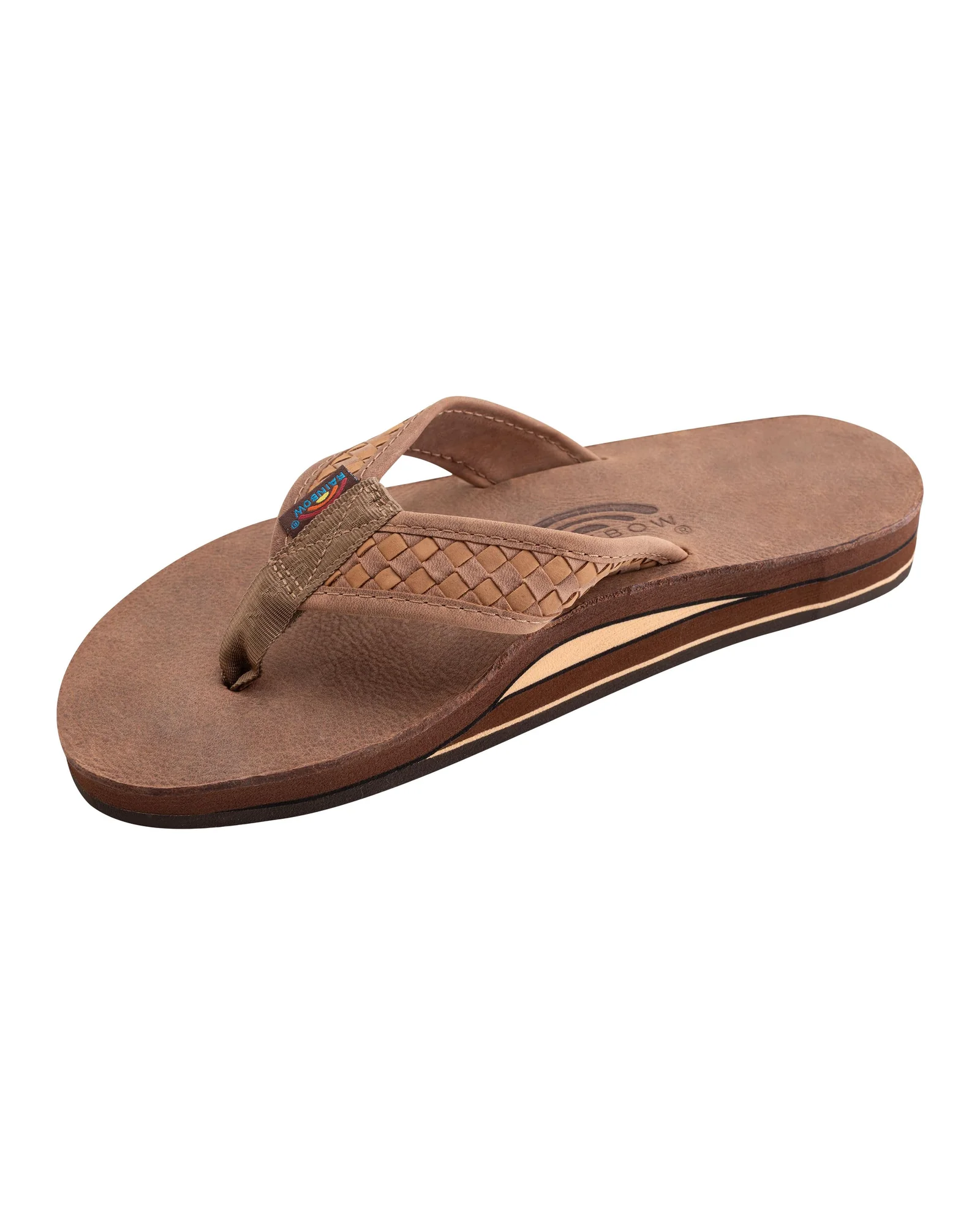 Rainbow Sandals The Bentley Luxury Leather мужские сандалии — коричневый