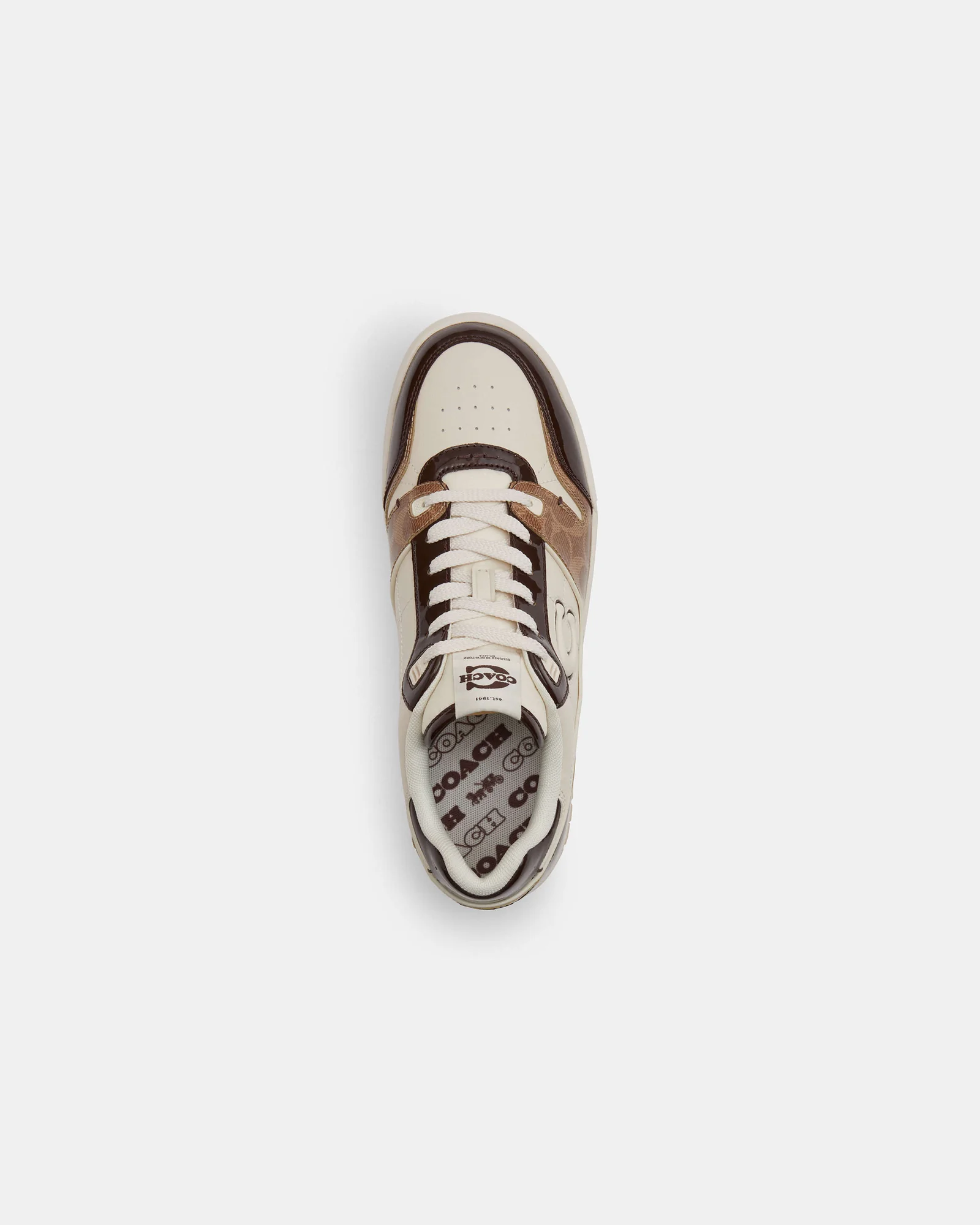 Мужские кроссовки Coach Soho с лакированным фирменным узором — 10