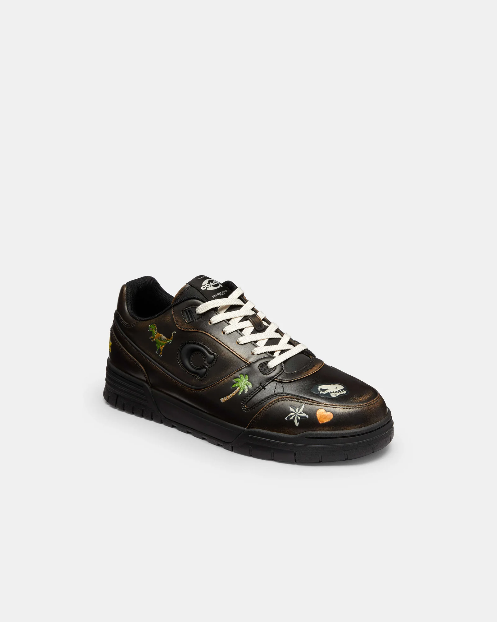 Кроссовки Coach Rexy Soho с принтом-стикерами — 8
