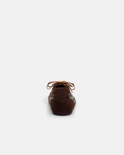 Кроссовки Coach Soft из фирменного жаккарда