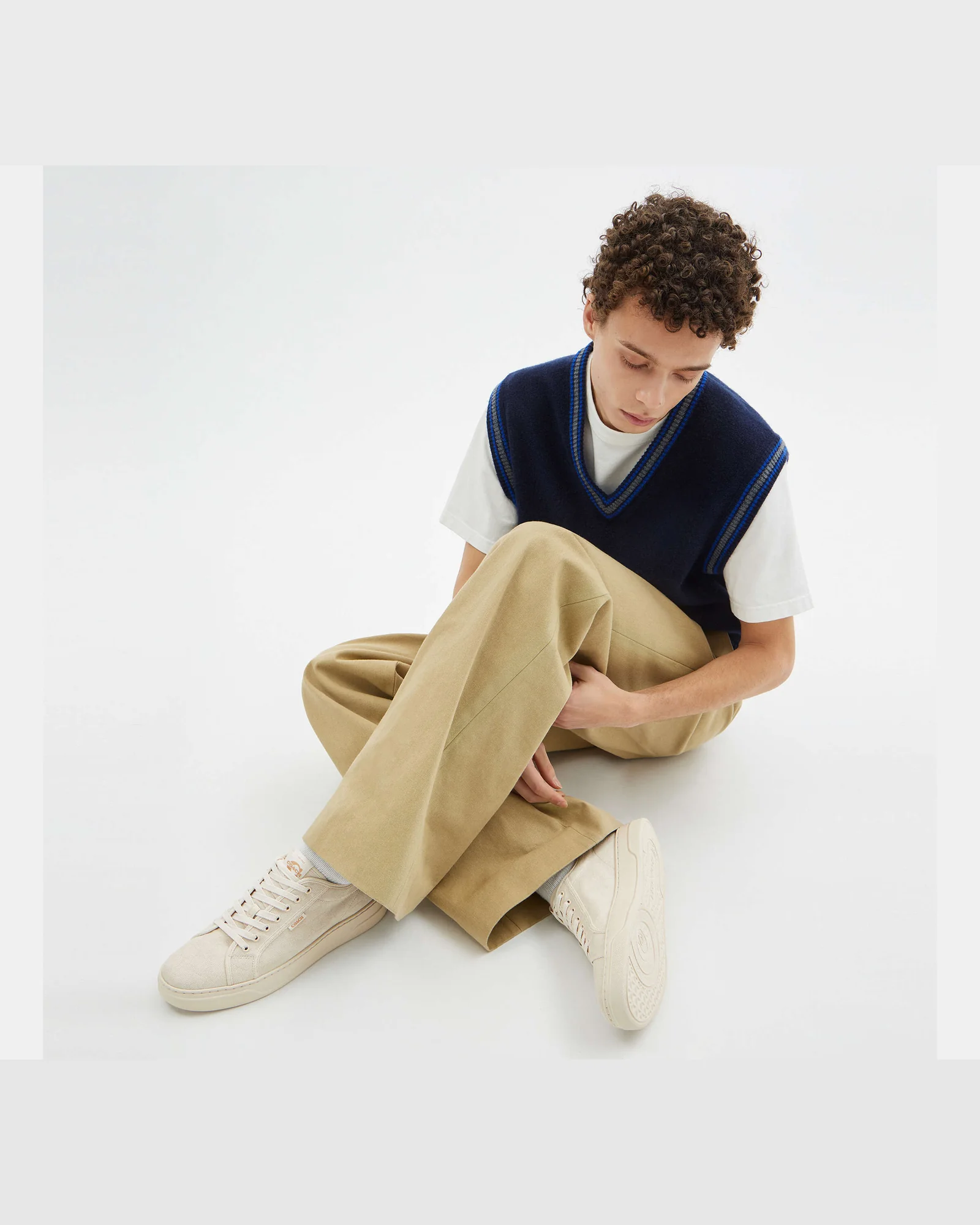 Кеды Coach из фирменного жаккарда — 8