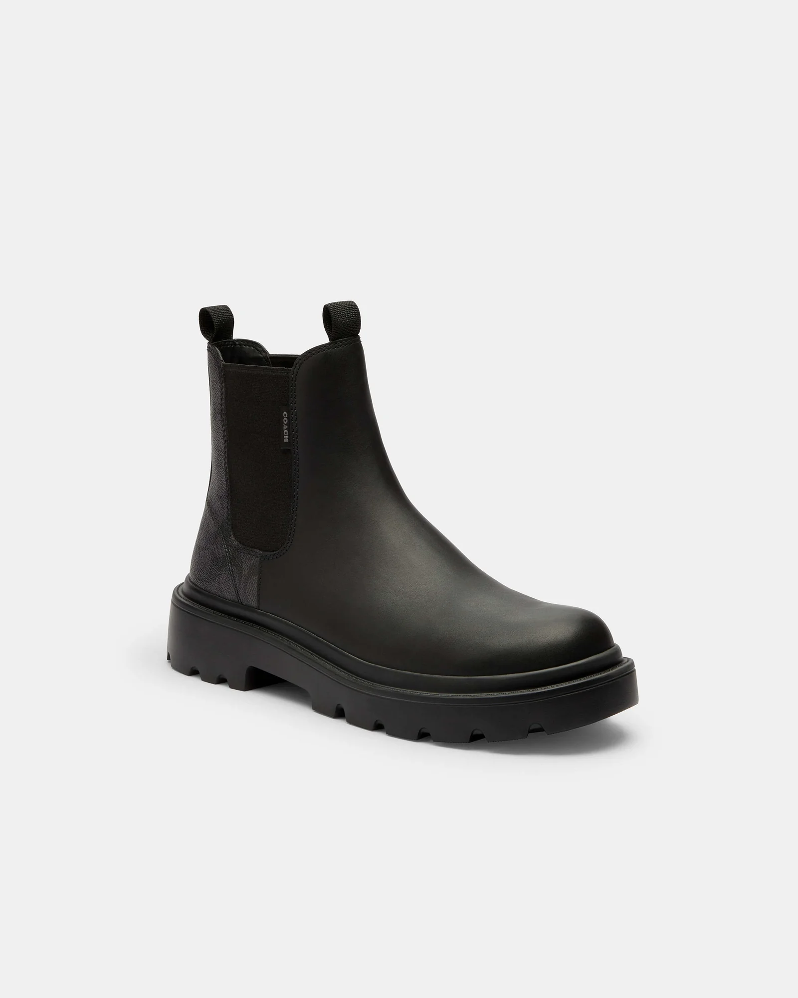 Мужские ботинки-челси с фирменным жаккардом — 5